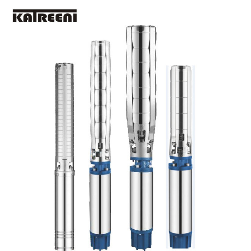 6 Inches 8 Inches Stainless Steel Submersible Borehole Deep Well Vertical Multi-Stage Solar Water Pump